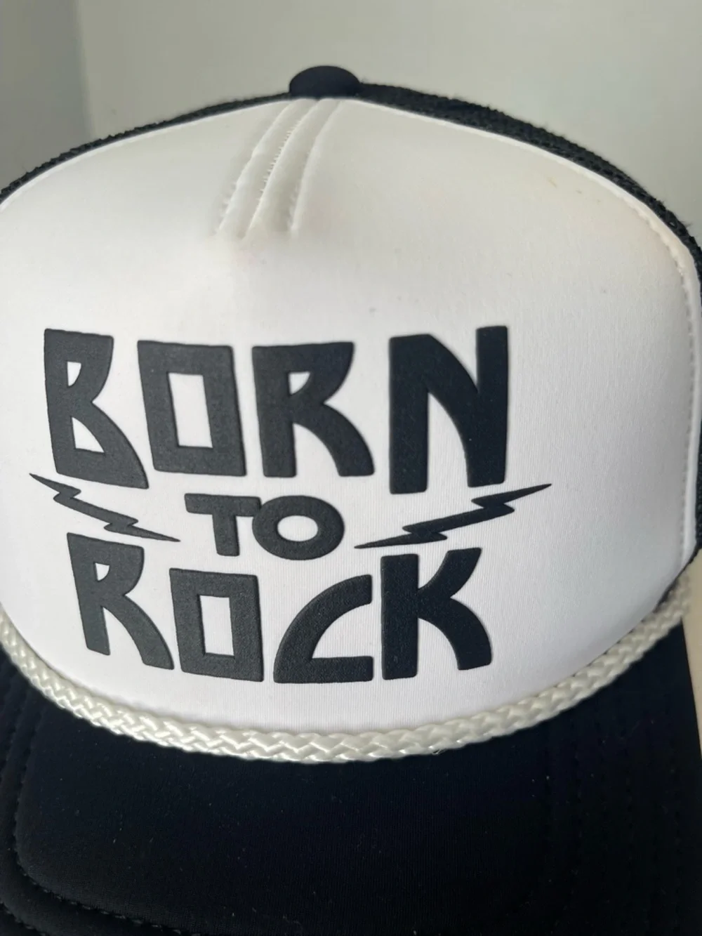 Gibson Black &‎ White Trucker Cap with Logo Tape